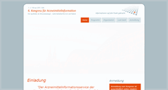 Desktop Screenshot of adka-arznei.info